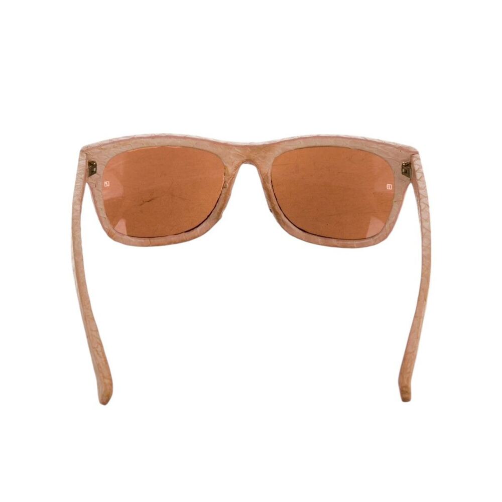 Python leather sunglasses - Picture 3 of 3